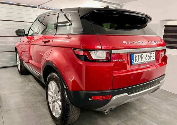 Land Rover Range Rover Evoque cena 96900 przebieg: 127500, rok produkcji 2016 z Kraków małe 596